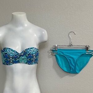 💋Xhilaration Strapless Bikini